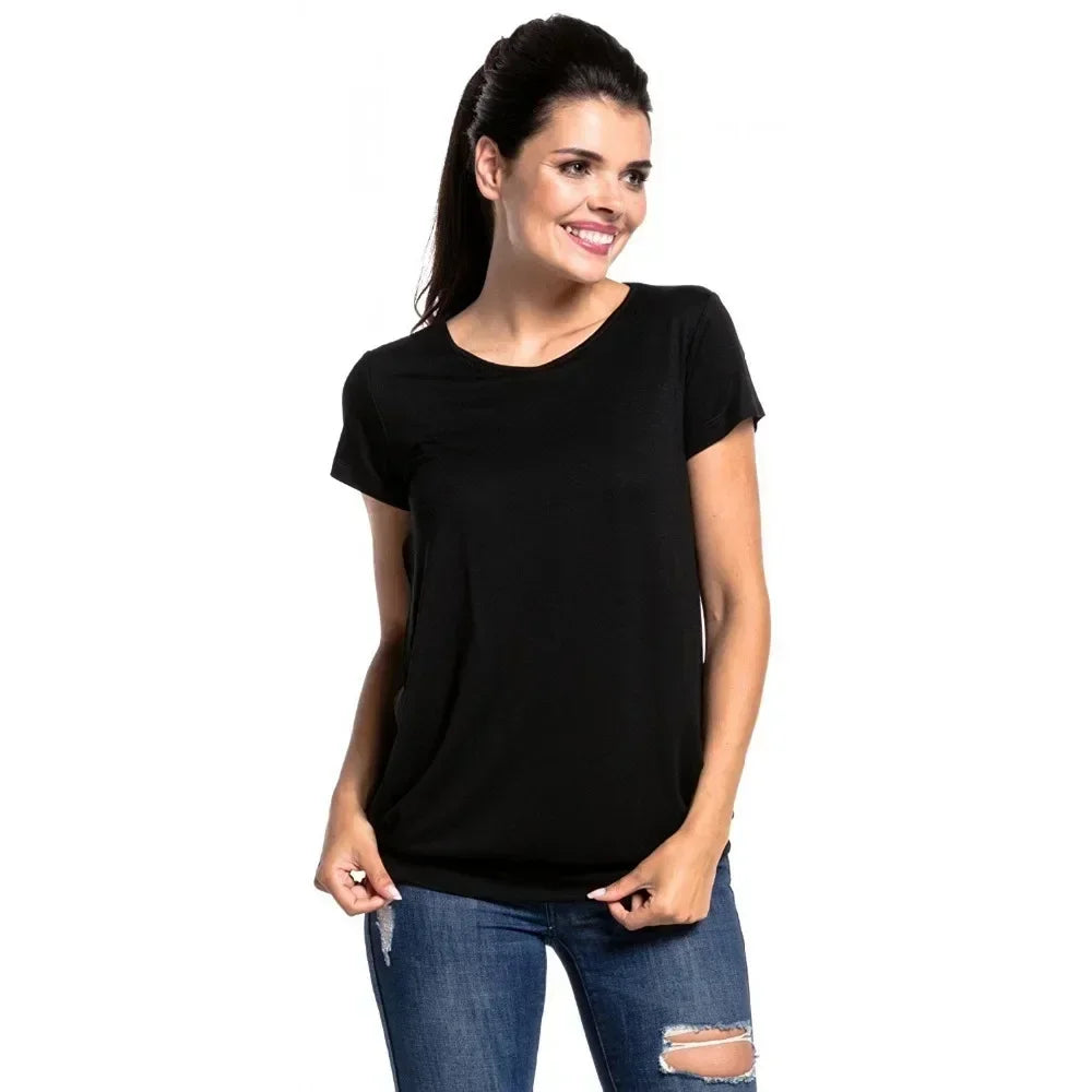 Short Sleeve Nursing T-Shirt