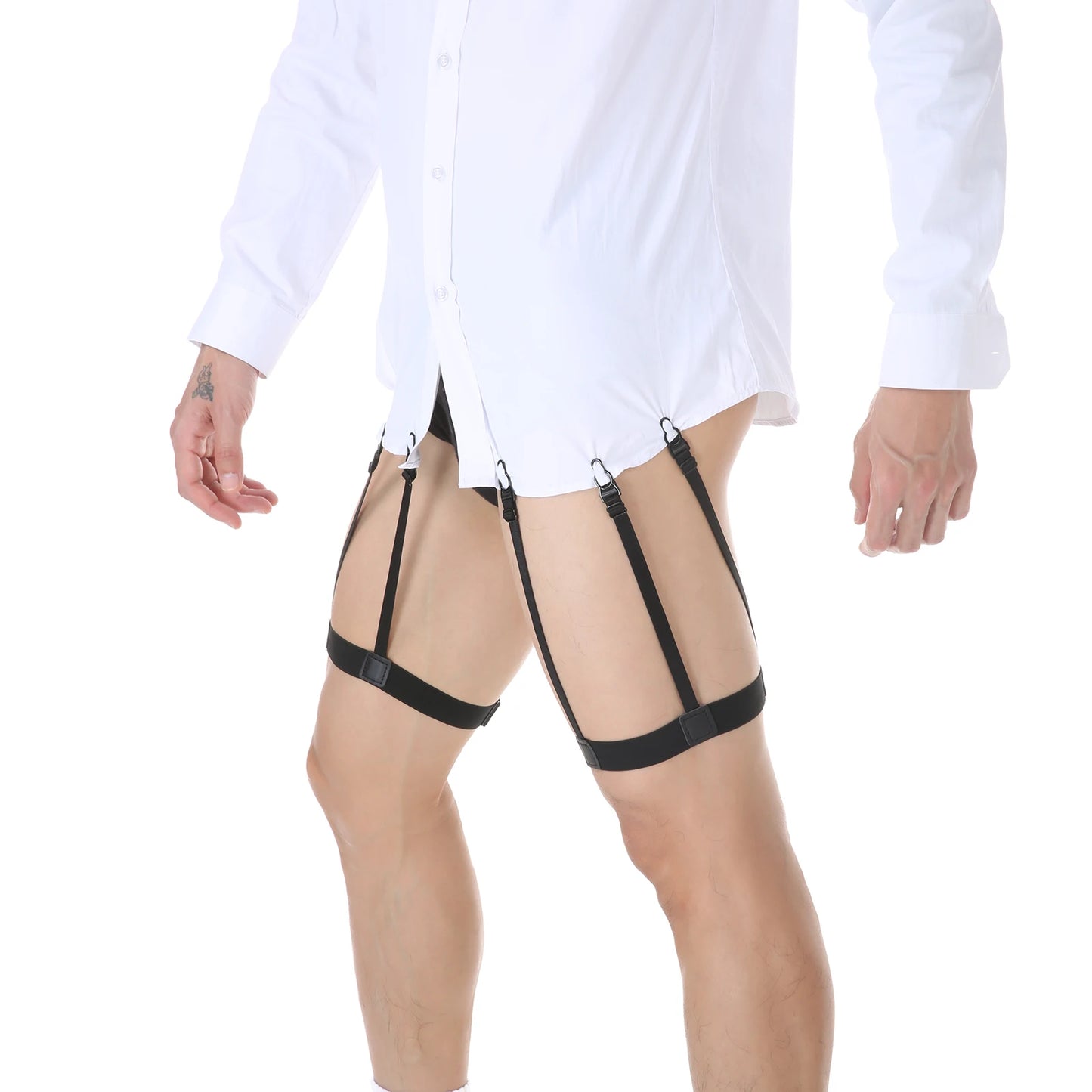 Men's Elastic Shirts Holder Strap