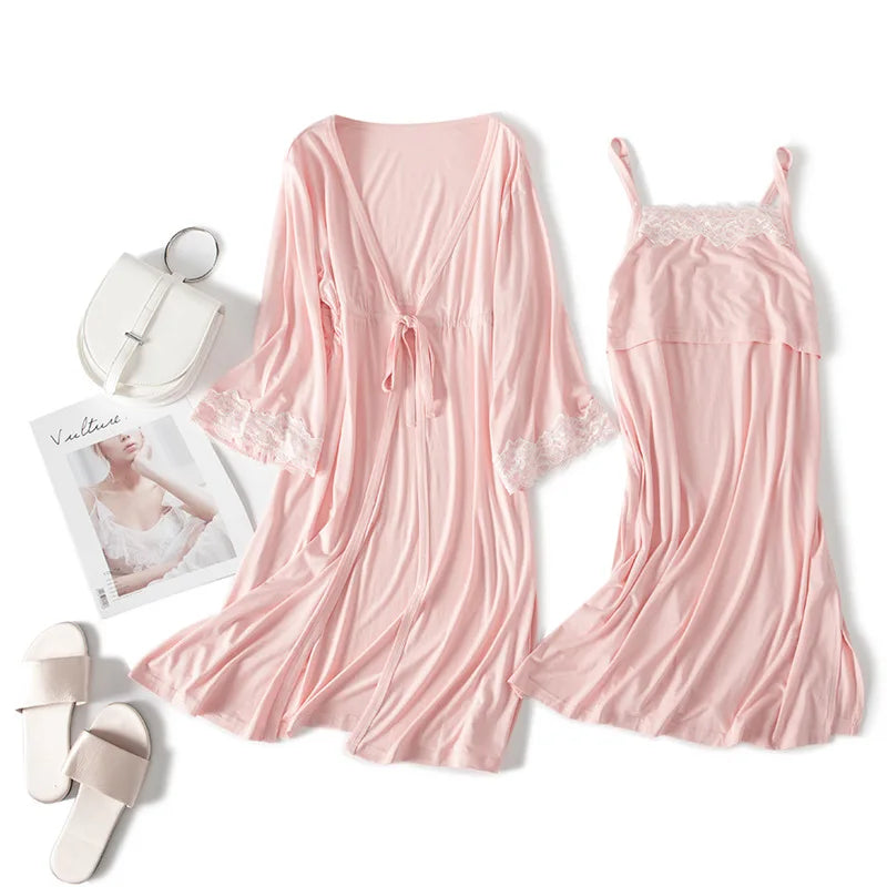 2PCS Maternity Nursing Pajama Set