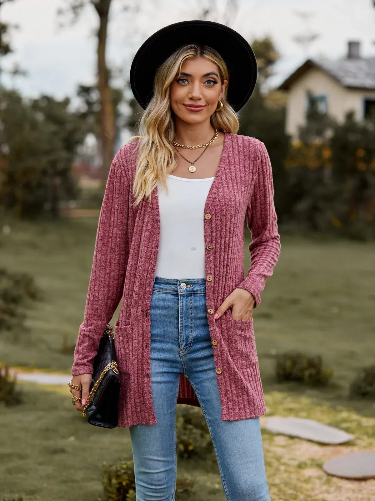 Ladies Casual Extensions Cardigan Jacket Coat