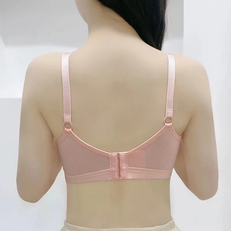 Wire-Free Double-Opening Breastfeeding Bra