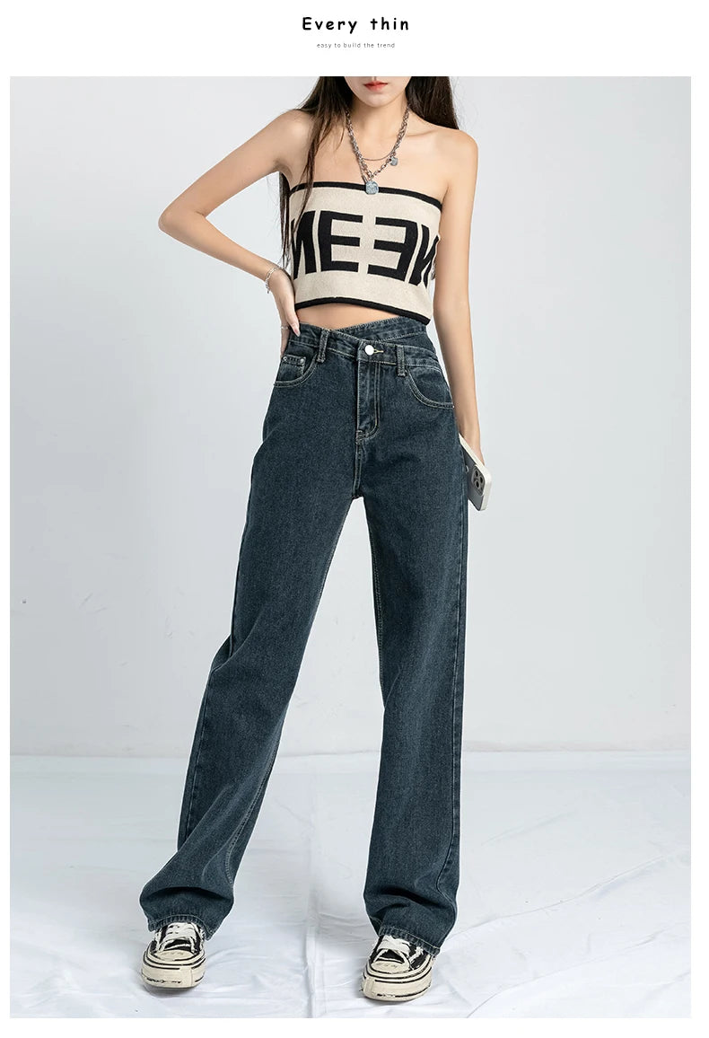 Women’s High Waist Wide Leg Jeans