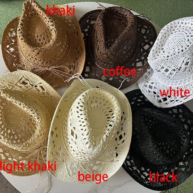 Straw Hat for Women Men Summer Handmade