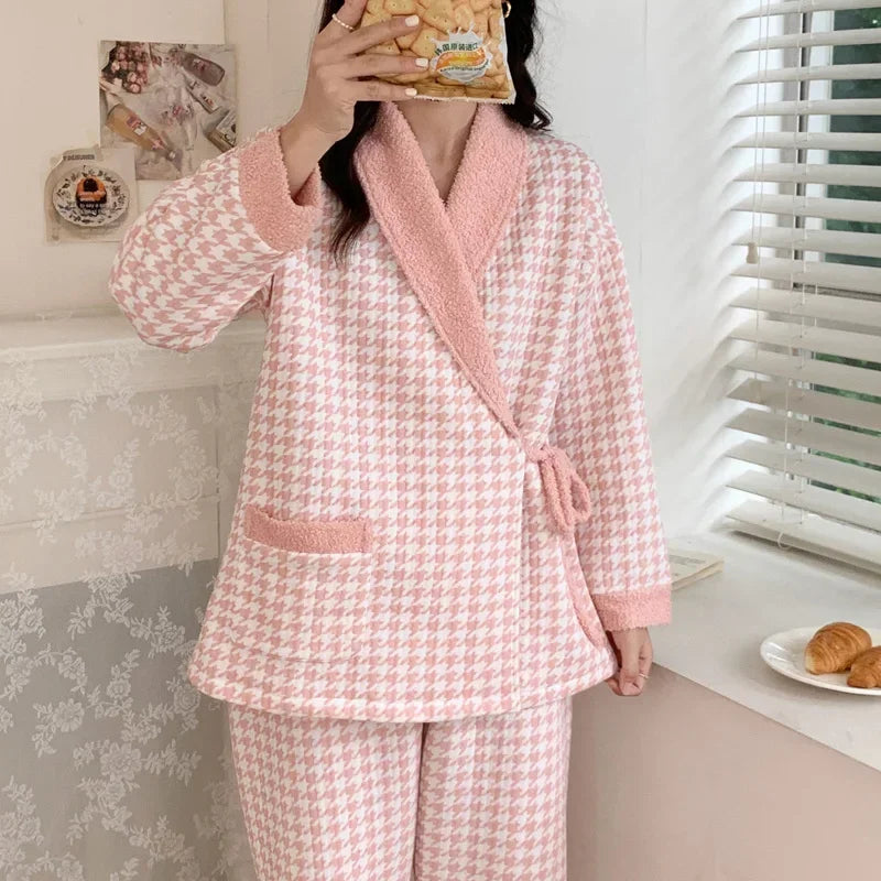 Cotton Padded Maternity Sleepwear Set