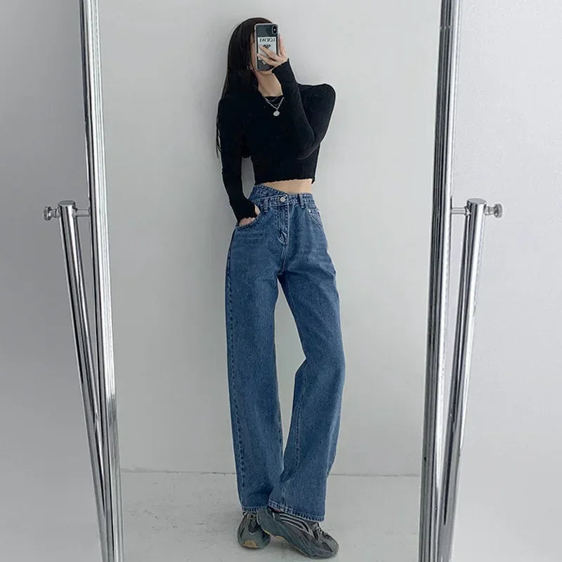 Women’s High Waist Wide Leg Jeans