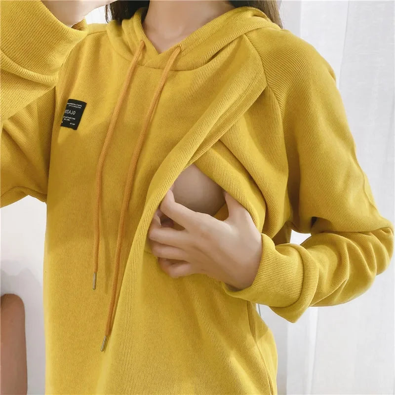 Maternity Nursing Hoodie Sweater