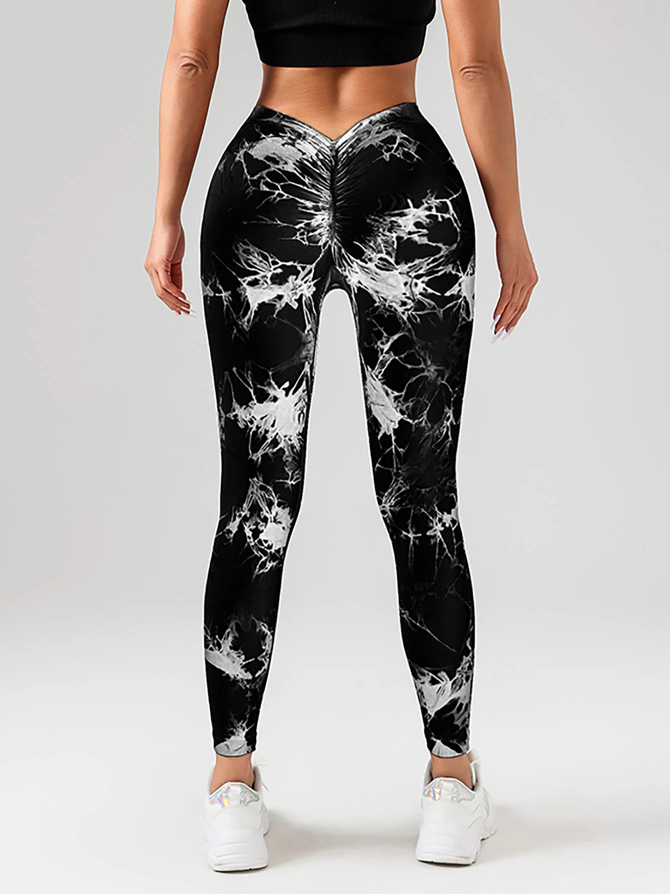 Tie-Dye Scrunch Butt Yoga Leggings