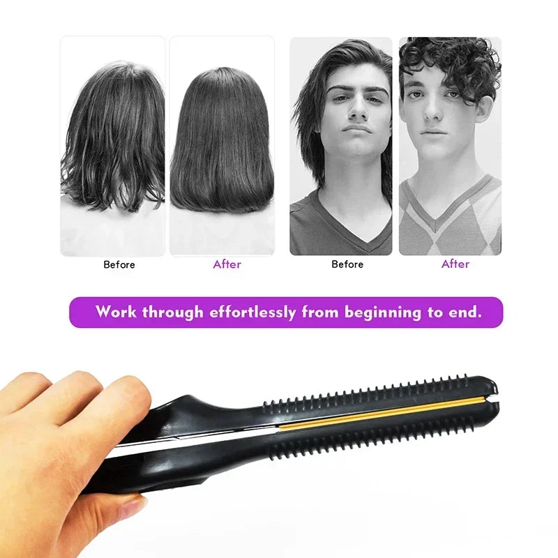 2-in-1 Mini Ceramic Hair & Beard Straightener
