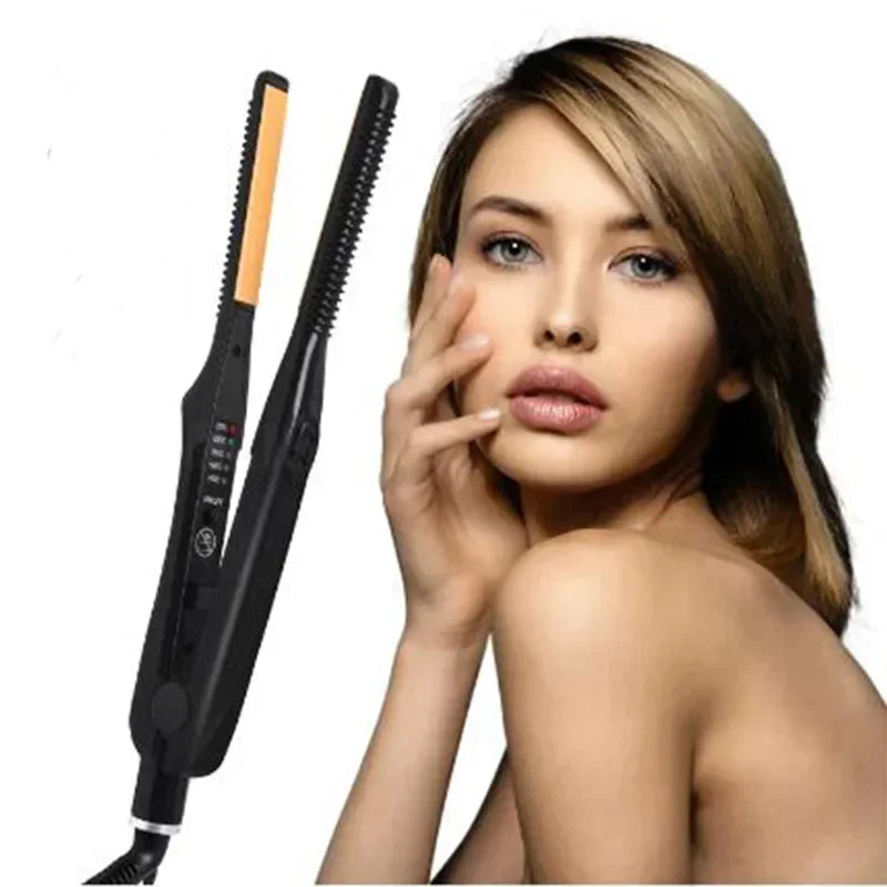 2-in-1 Mini Ceramic Hair & Beard Straightener