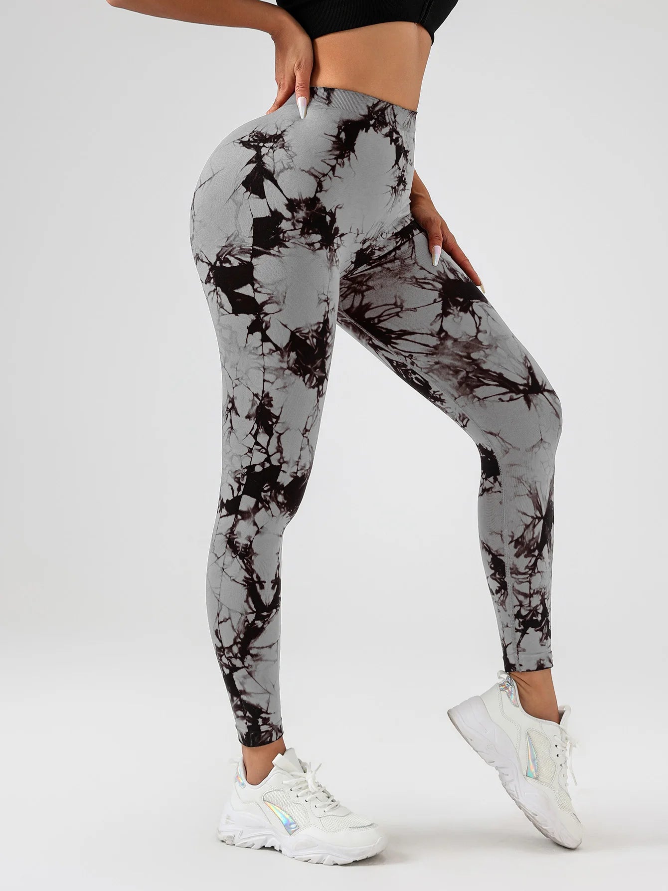 Tie-Dye Scrunch Butt Yoga Leggings