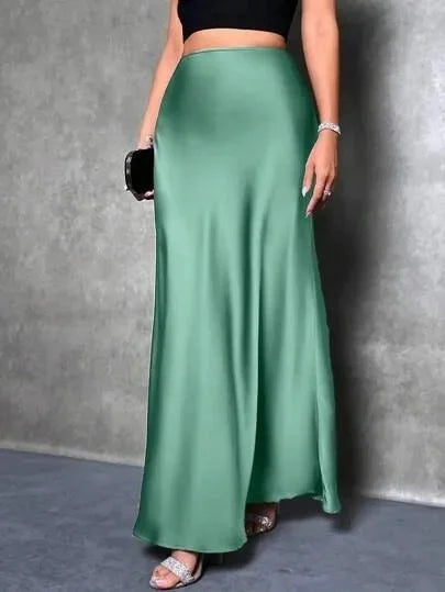 Velvet A-Line Long Winter Dress