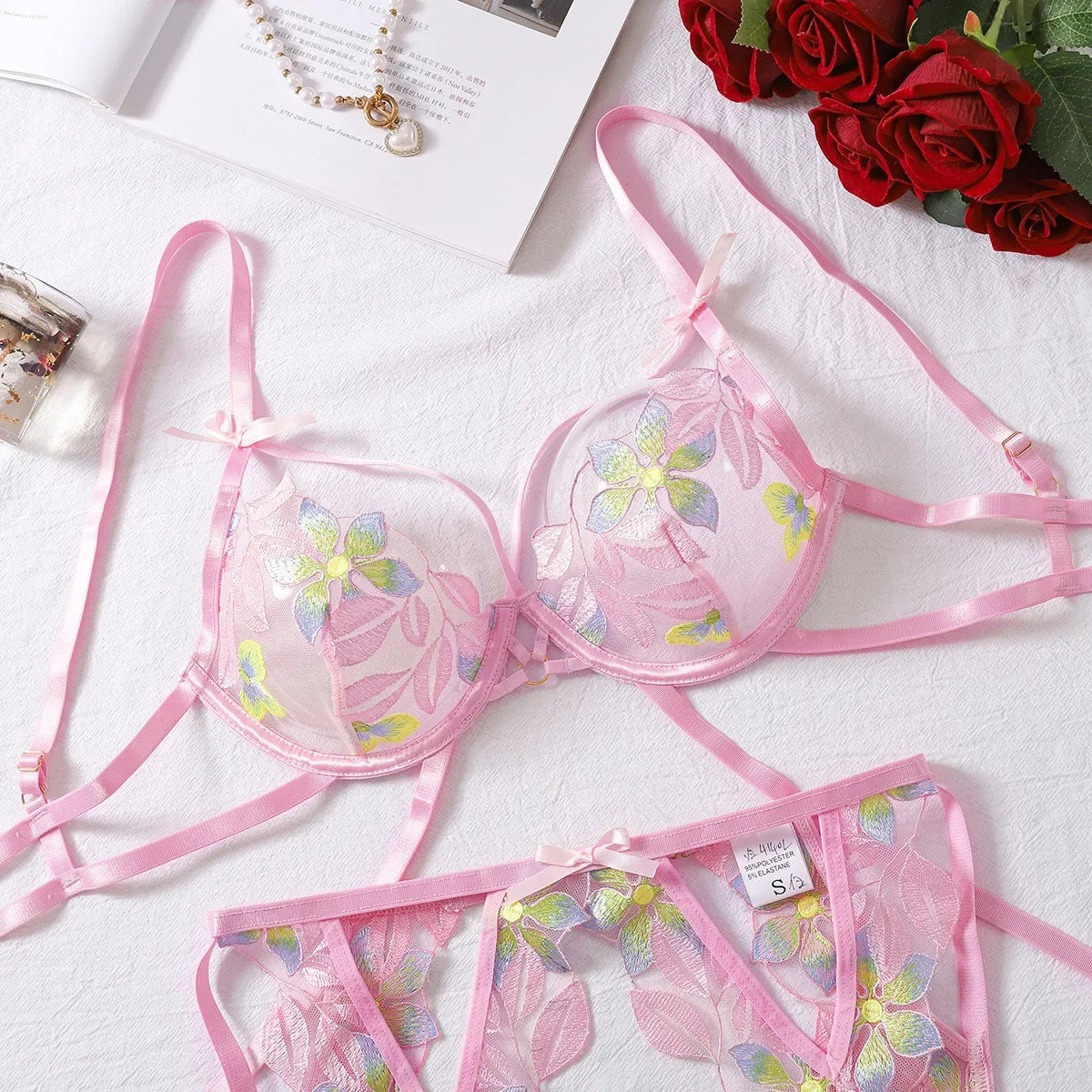 Floral Ultra Sexy Lingerie Set
