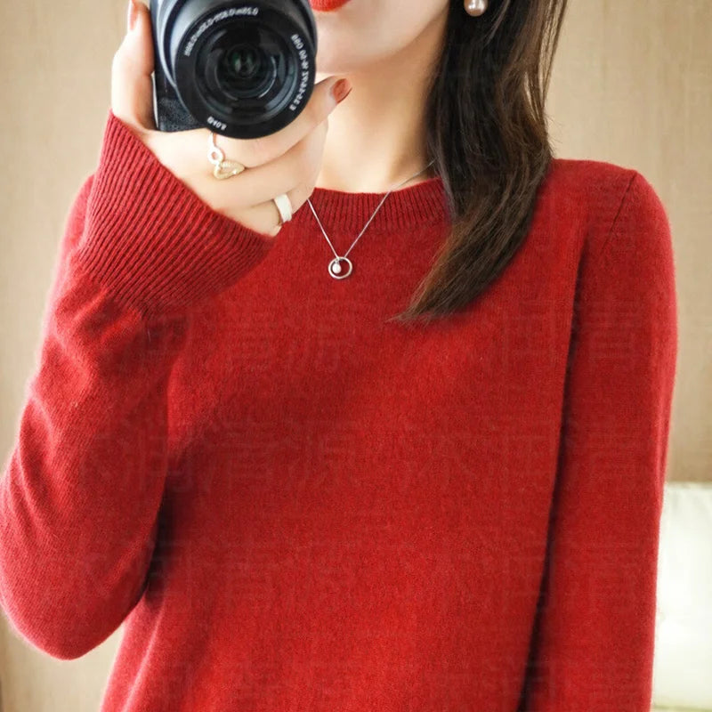 Women’s Cashmere Crew Neck Sweater