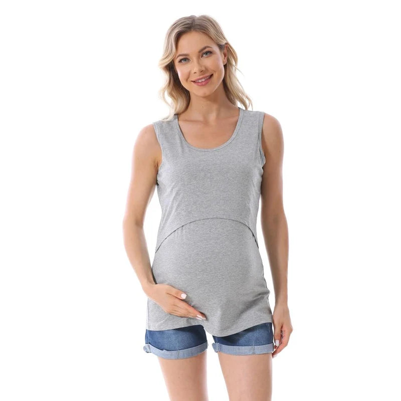 Plus Size Nursing Tank Top