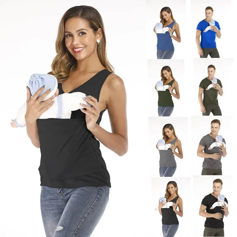 Kangaroo Pocket Baby Carrier Tee