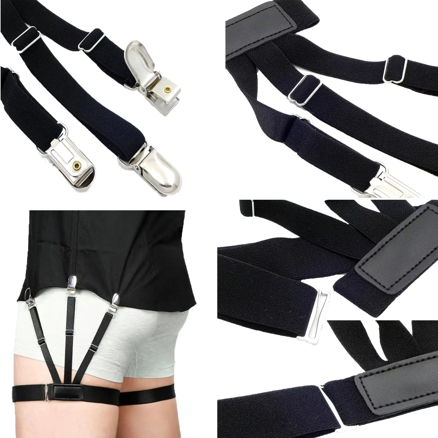 Men’s Adjustable Anti-Slip Shirt Straps