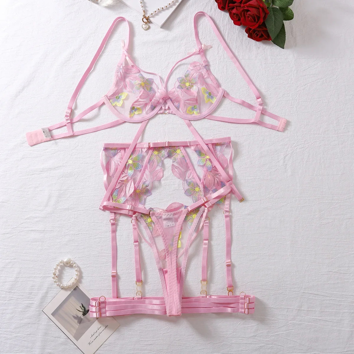 Floral Ultra Sexy Lingerie Set