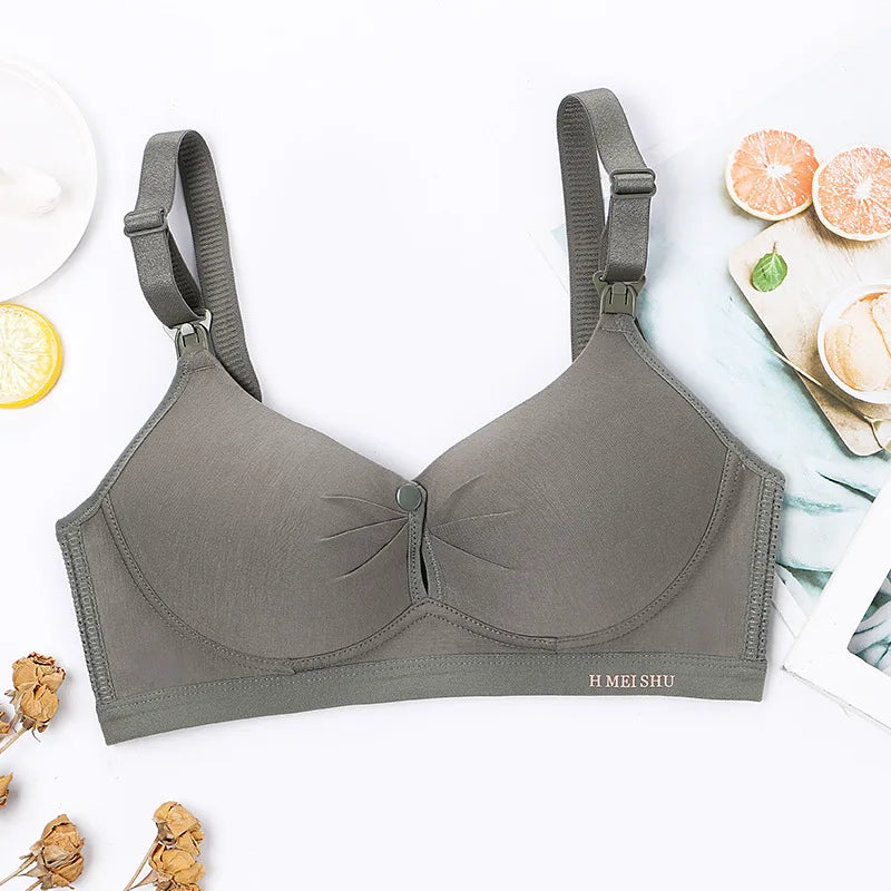 Seamless Wire-Free Nursing Bra