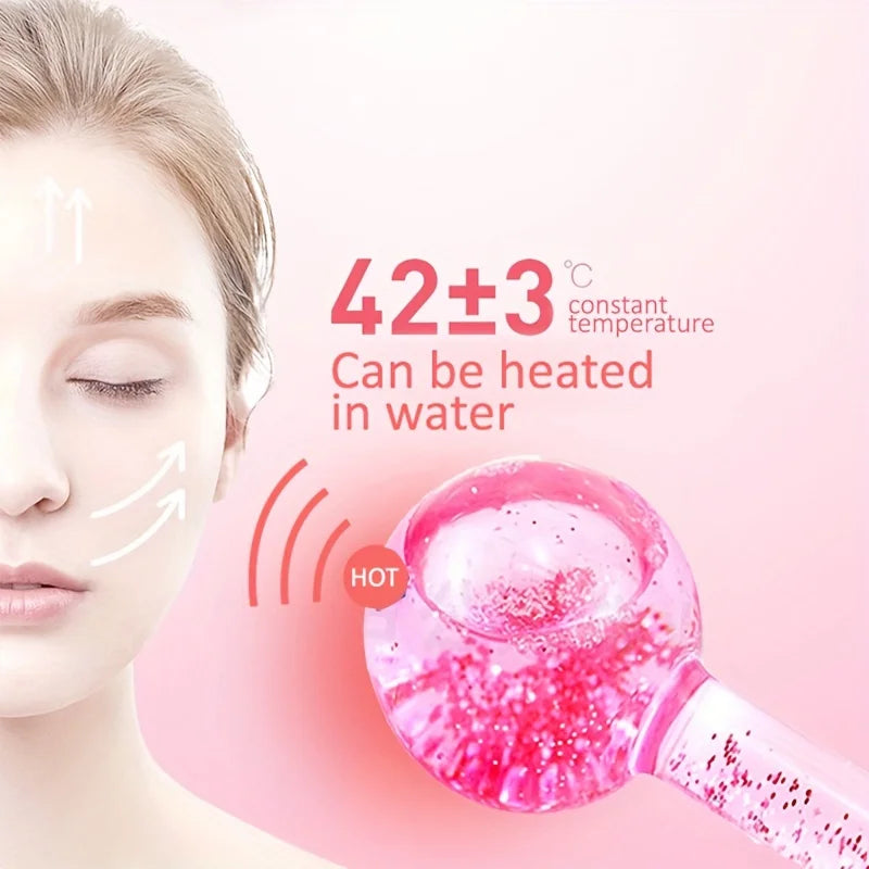 2pcs Ice Globes Facial Massage Set
