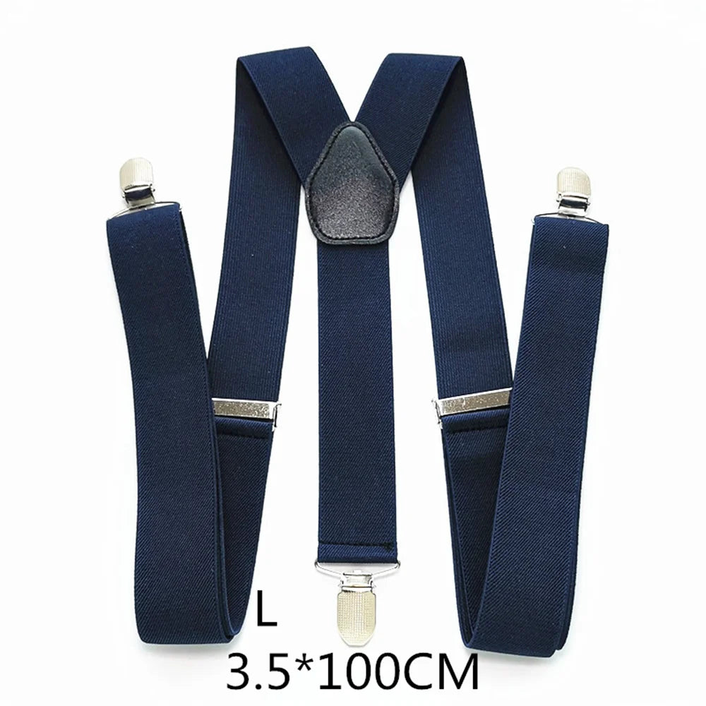Men Plus Size Y-Back Suspenders