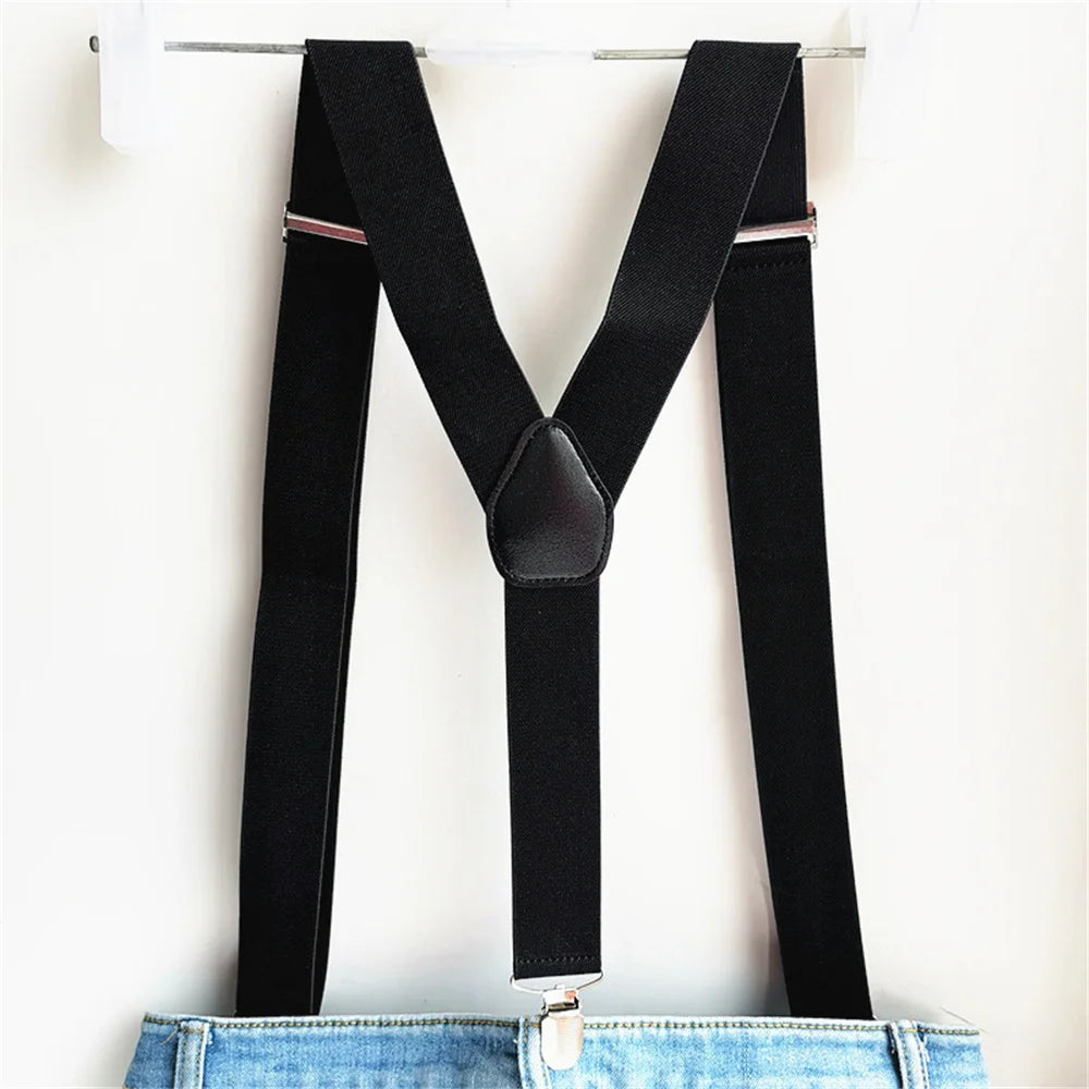 Men Plus Size Y-Back Suspenders