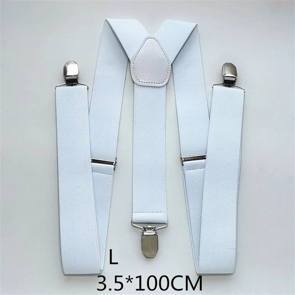 Men Plus Size Y-Back Suspenders