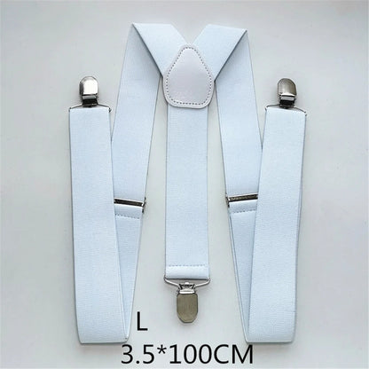 Men Plus Size Y-Back Suspenders