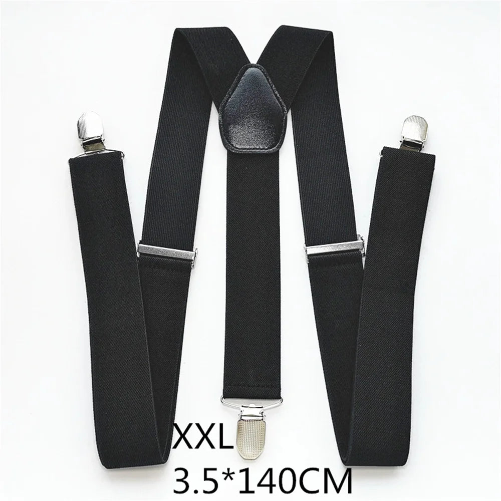 Men Plus Size Y-Back Suspenders