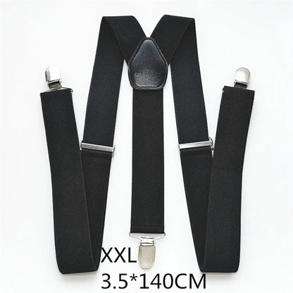 Men Plus Size Y-Back Suspenders