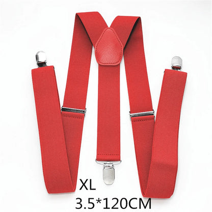 Men Plus Size Y-Back Suspenders
