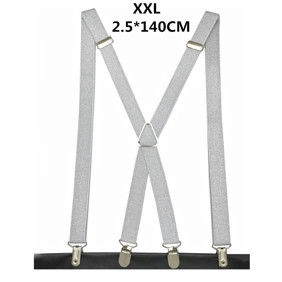 Gold & Silver Family Adjustable Suspender