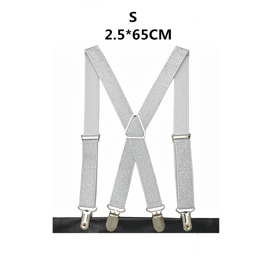 Gold & Silver Family Adjustable Suspender