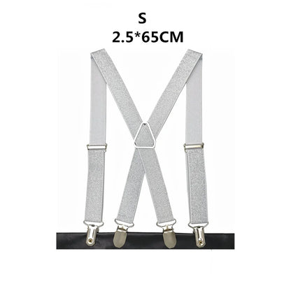 Gold & Silver Family Adjustable Suspender