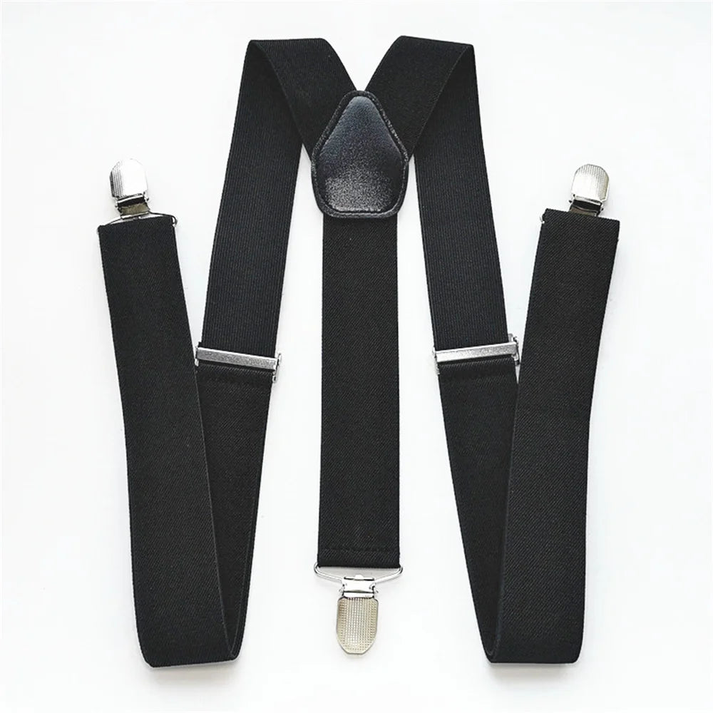 Men Plus Size Y-Back Suspenders