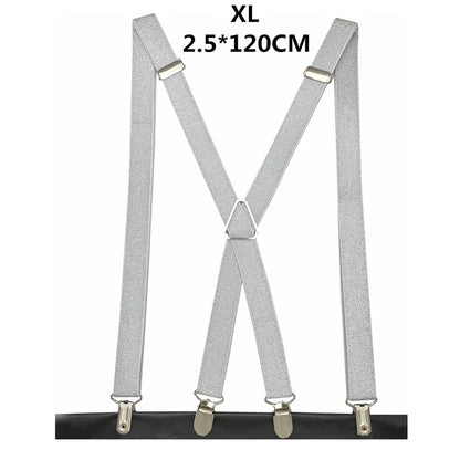 Gold & Silver Family Adjustable Suspender