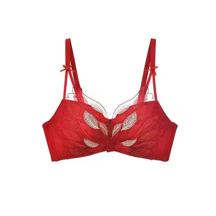 Sexy Lace Adjustable Wireless Bra Set