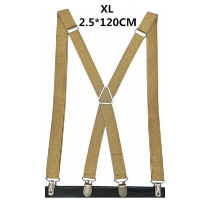 Gold & Silver Family Adjustable Suspender
