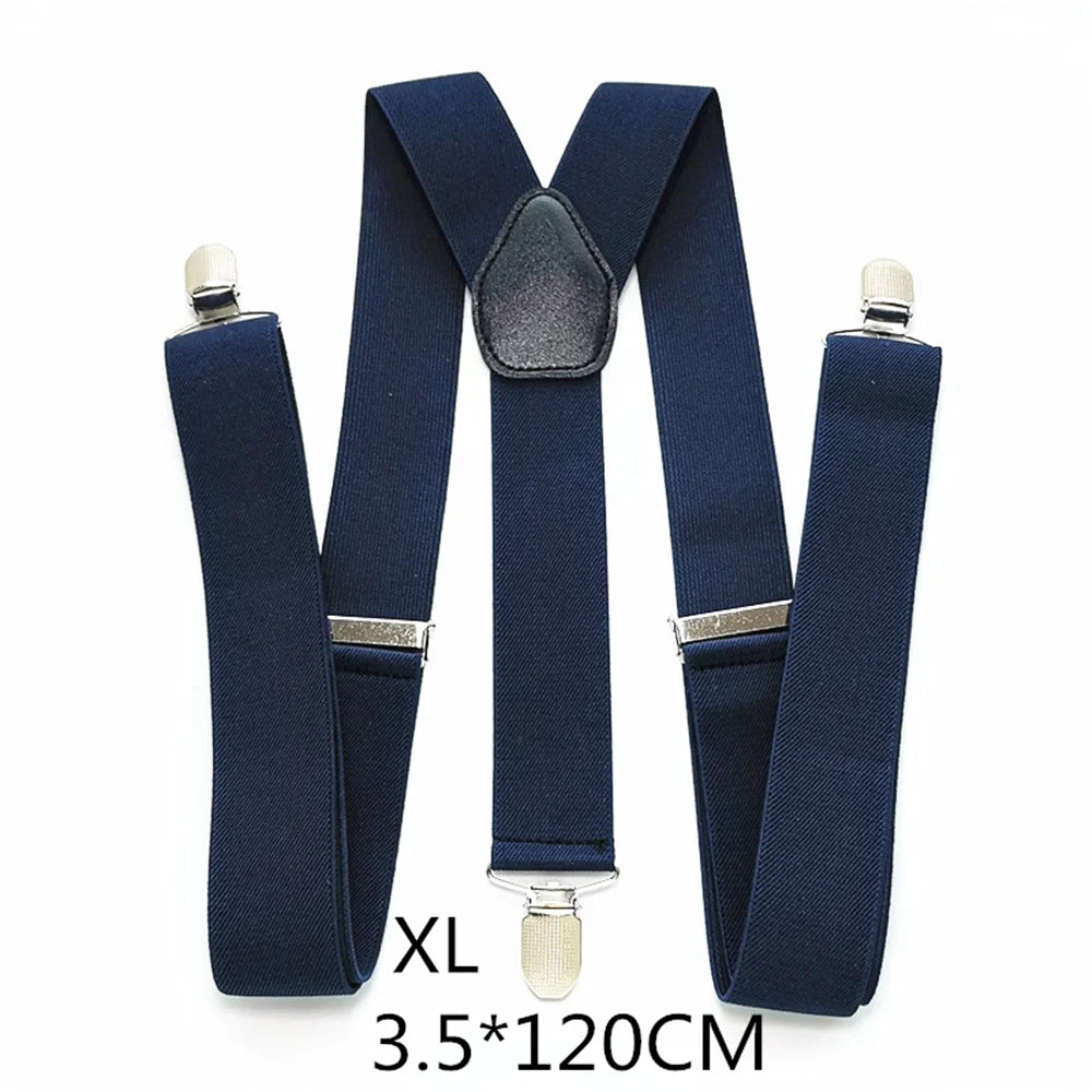 Men Plus Size Y-Back Suspenders