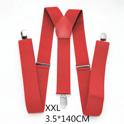 Men Plus Size Y-Back Suspenders