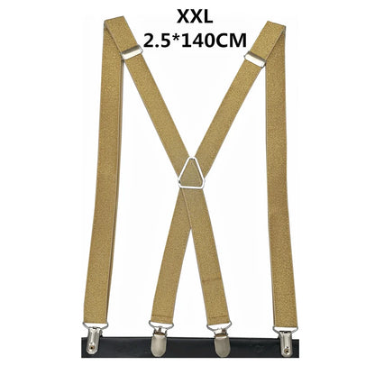 Gold & Silver Family Adjustable Suspender