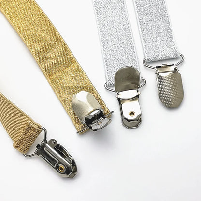 Gold & Silver Family Adjustable Suspender