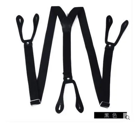 Fashionable Button Strap Striped