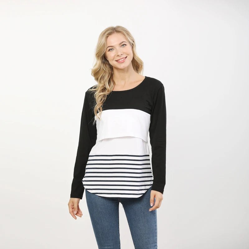 Autumn Long Sleeve Nursing Top