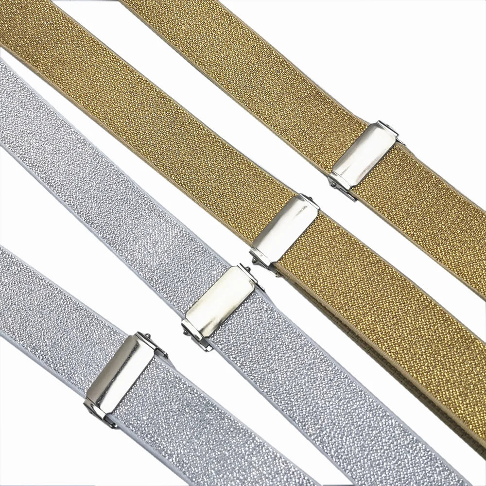Gold & Silver Family Adjustable Suspender