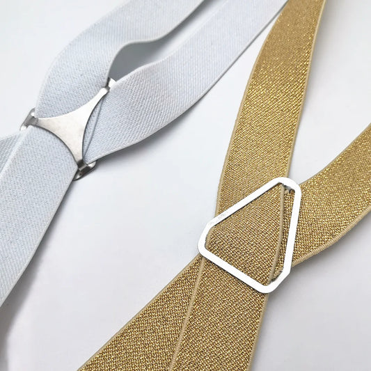 Gold & Silver Family Adjustable Suspender
