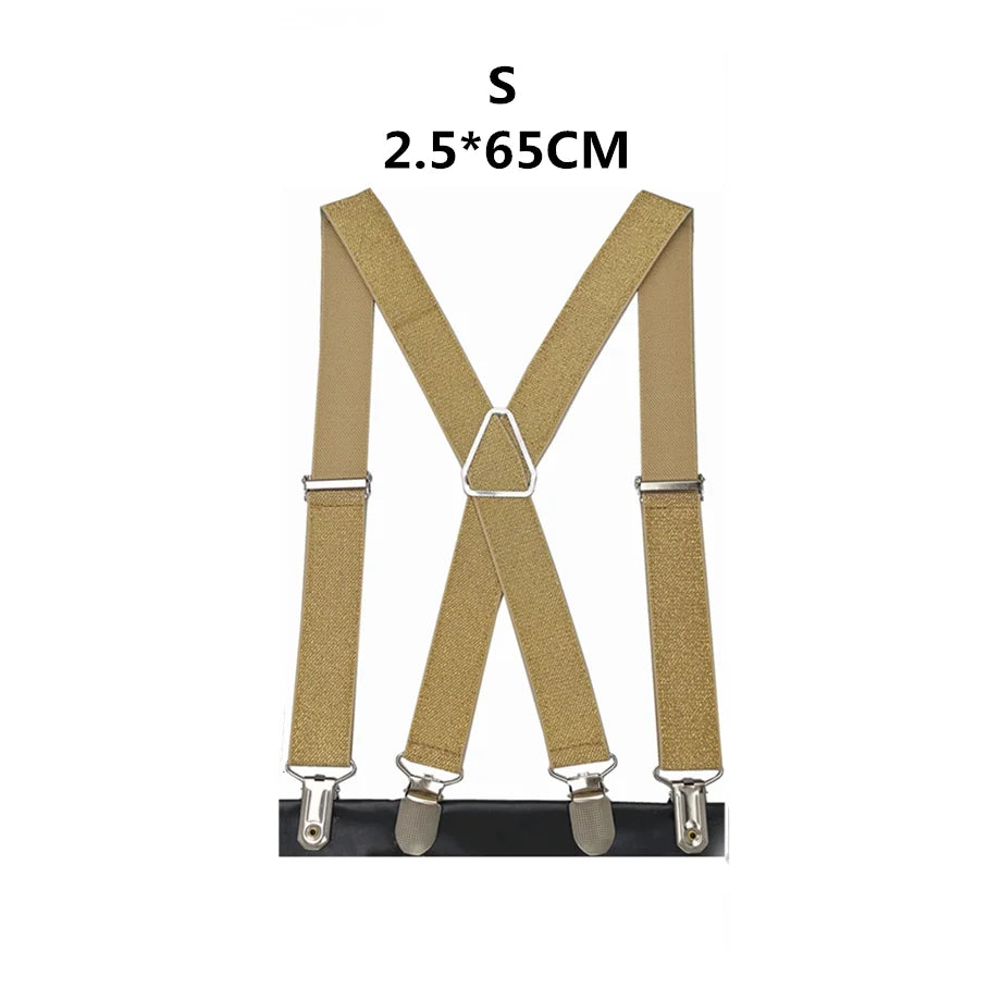 Gold & Silver Family Adjustable Suspender