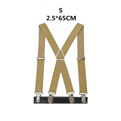 Gold & Silver Family Adjustable Suspender