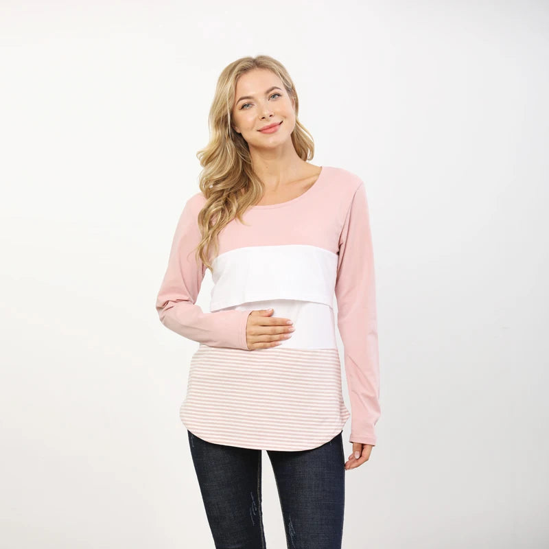 Autumn Long Sleeve Nursing Top