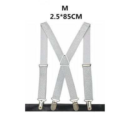 Gold & Silver Family Adjustable Suspender