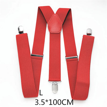 Men Plus Size Y-Back Suspenders